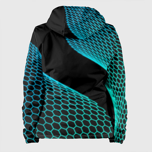 Женская куртка Lamborghini electro hexagon / 3D-Черный – фото 2