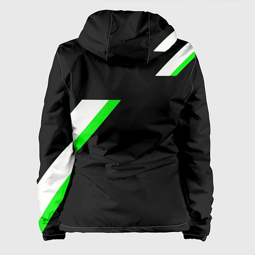 Женская куртка Skoda geometry / 3D-Белый – фото 2