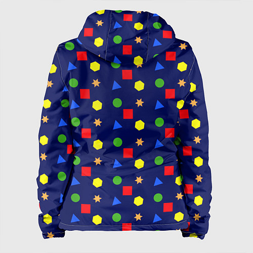 Женская куртка Разные фигурки / 3D-Черный – фото 2