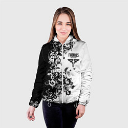 Куртка с капюшоном женская Одни из нас узор блэк, цвет: 3D-белый — фото 2