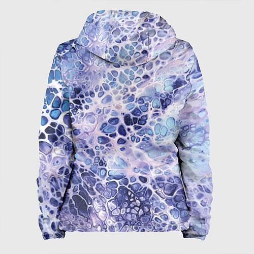 Женская куртка Абстракция текстура воды и мрамора / 3D-Черный – фото 2