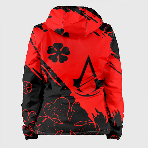 Женская куртка Assassins Creed logo clewer / 3D-Белый – фото 2