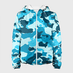 Женская куртка Военная текстура камуфляжа