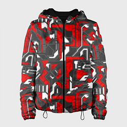 Женская куртка Абстракция геометрический паттерн