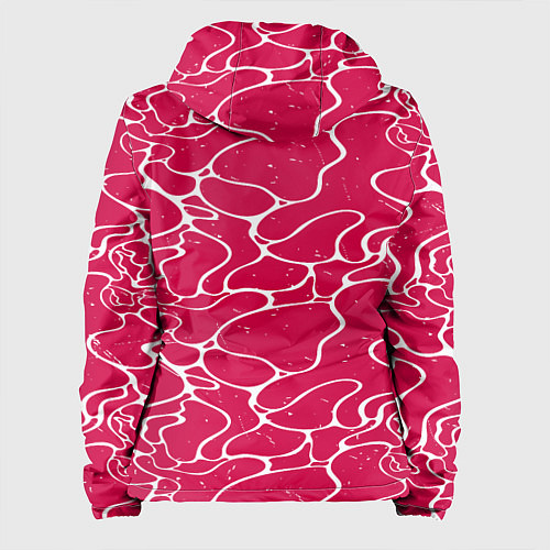 Женская куртка Яркий абстрактный паттерн для спорта / 3D-Белый – фото 2