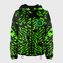 Женская куртка Razer краски зелёные