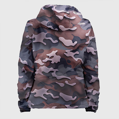 Женская куртка Камуфляж-грязь / 3D-Белый – фото 2