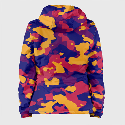 Женская куртка Камуфляж армейский / 3D-Белый – фото 2