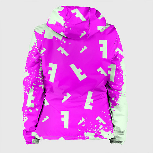 Женская куртка Fortnite pattern pink / 3D-Белый – фото 2