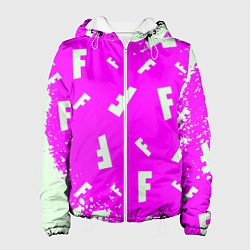 Женская куртка Fortnite pattern pink