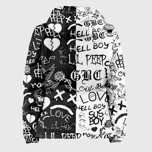 Женская куртка Lii Peep pattern rap / 3D-Белый – фото 2