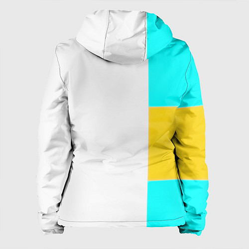 Женская куртка Fortnite geometry color / 3D-Белый – фото 2