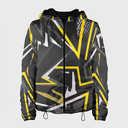 Женская куртка Абстрактный фон со спортивным узором