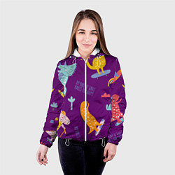 Куртка с капюшоном женская No rules, цвет: 3D-белый — фото 2