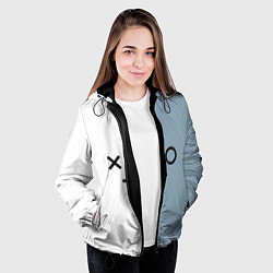 Куртка с капюшоном женская Van BT21, цвет: 3D-черный — фото 2