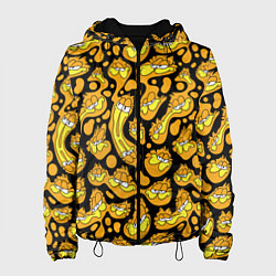 Женская куртка Гарфилд паттерн