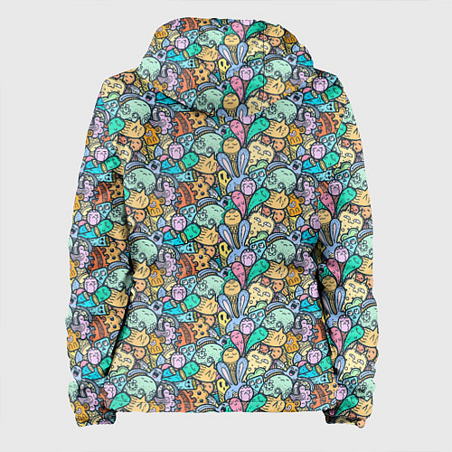 Женская куртка Животные и узоры / 3D-Белый – фото 2