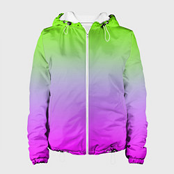 Женская куртка Неоновая градиент абстракция