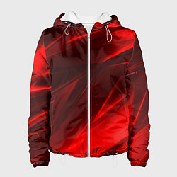 Женская куртка Абстрактные линии красный