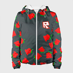Куртка с капюшоном женская Roblox rose, цвет: 3D-белый