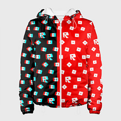 Женская куртка Roblox glitch pattern