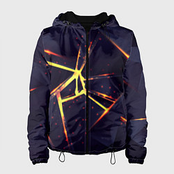 Женская куртка Золотые яркие неоновые плиты