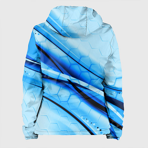 Женская куртка Герб РФ соты текстура / 3D-Белый – фото 2