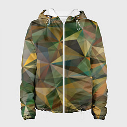 Женская куртка Милитари абстракция стекло