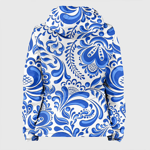 Женская куртка Русская гжель / 3D-Белый – фото 2