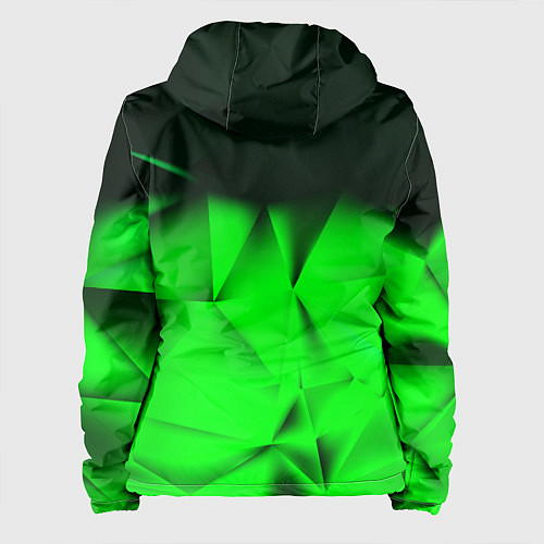 Женская куртка Кислотная абстракция кубы / 3D-Белый – фото 2