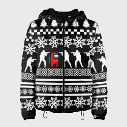 Женская куртка Among us x cs go