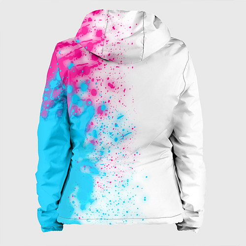 Женская куртка Deadlock neon gradient style по-вертикали / 3D-Черный – фото 2