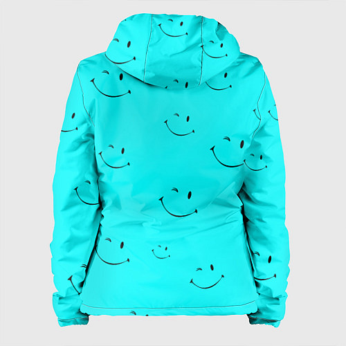 Женская куртка Подмигивающая улыбка / 3D-Белый – фото 2
