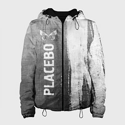 Куртка с капюшоном женская Placebo - grey gradient по-вертикали, цвет: 3D-черный