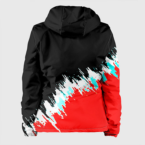 Женская куртка Барселона фк краски / 3D-Черный – фото 2