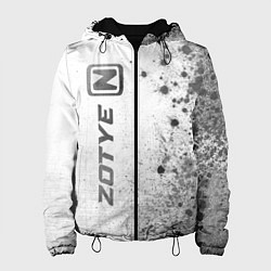 Куртка с капюшоном женская Zotye - white gradient по-вертикали, цвет: 3D-черный