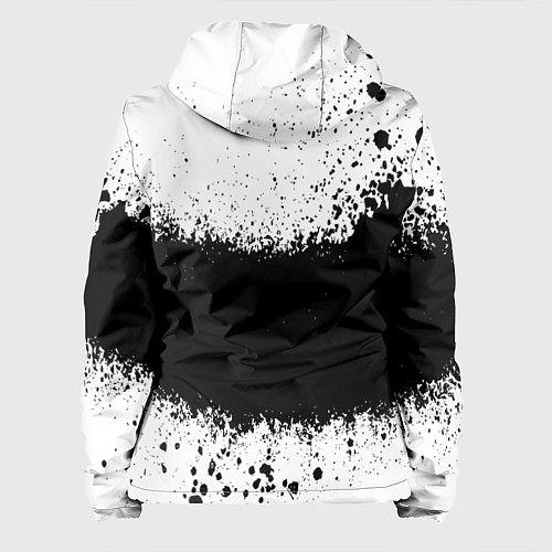 Женская куртка Просто краски чёрные / 3D-Черный – фото 2