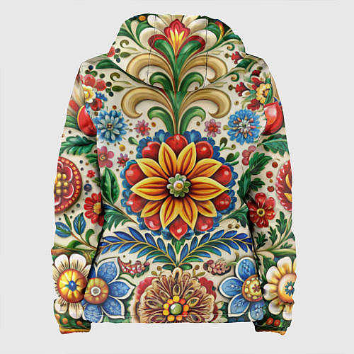 Женская куртка Русские классические узоры и орнамент / 3D-Белый – фото 2