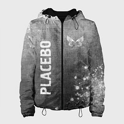 Куртка с капюшоном женская Placebo - grey gradient вертикально, цвет: 3D-черный