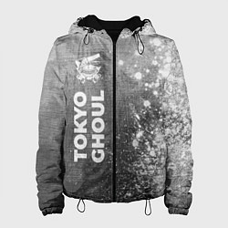 Куртка с капюшоном женская Tokyo Ghoul - grey gradient по-вертикали, цвет: 3D-черный