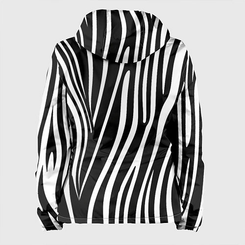 Женская куртка Полоски зебры / 3D-Белый – фото 2