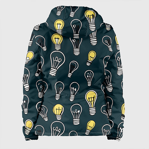 Женская куртка Инновации паттерн - лампочки электрические излучен / 3D-Черный – фото 2