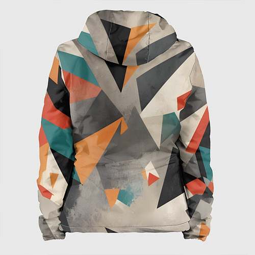 Женская куртка Отголоски конструктивизма / 3D-Черный – фото 2