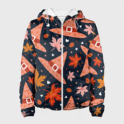 Женская куртка Шляпа в осенних листьях