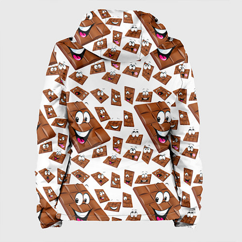 Женская куртка Позитивные шоколадки / 3D-Черный – фото 2