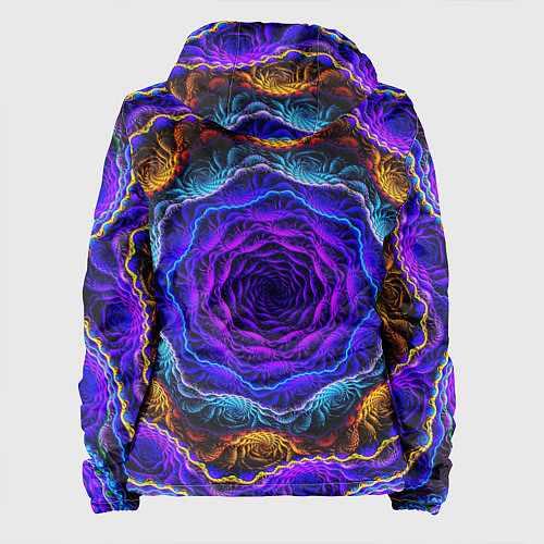 Женская куртка Неоновая психоделика / 3D-Белый – фото 2