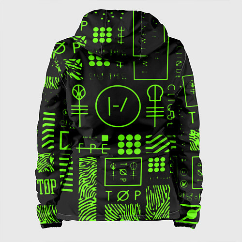 Женская куртка Twenty one pilots neon / 3D-Черный – фото 2