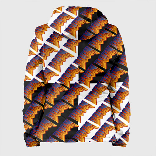 Женская куртка Doom logo pattern / 3D-Белый – фото 2