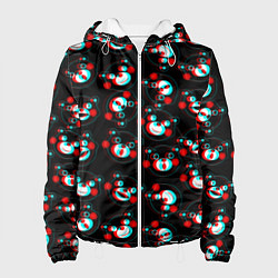 Женская куртка Монокума глитч