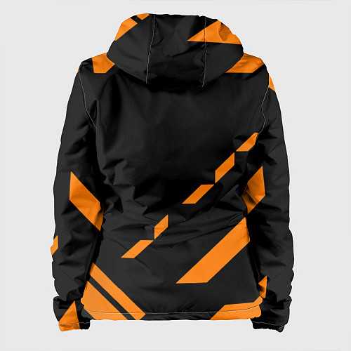 Женская куртка Half life geometry orange / 3D-Белый – фото 2